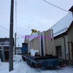 Das Haus auf dem LKW
